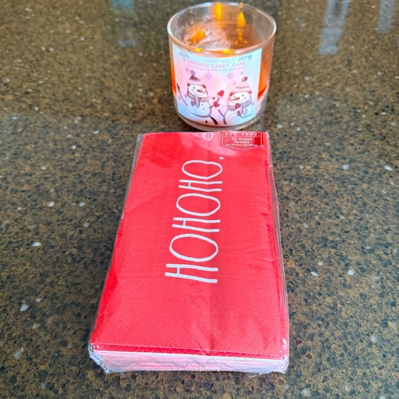 NEW Rae Dunn SET of 32 Disposable Christmas Guest Hand Towels - HO HO HO - Picture 2 of 8